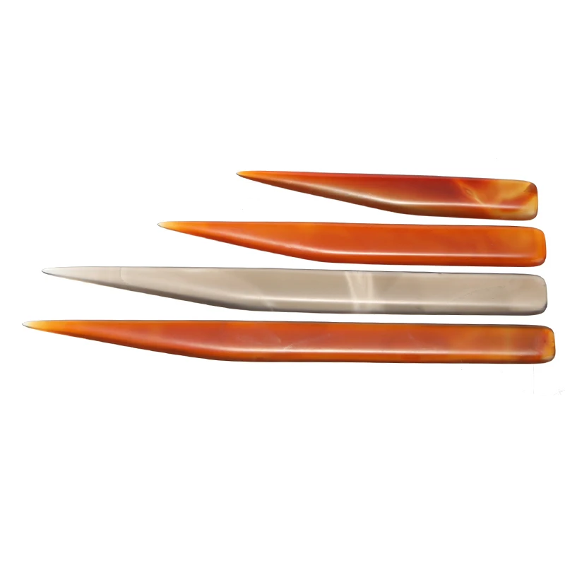 Агатовый нож полировщик профессиональное кольцо Размер ручной работы