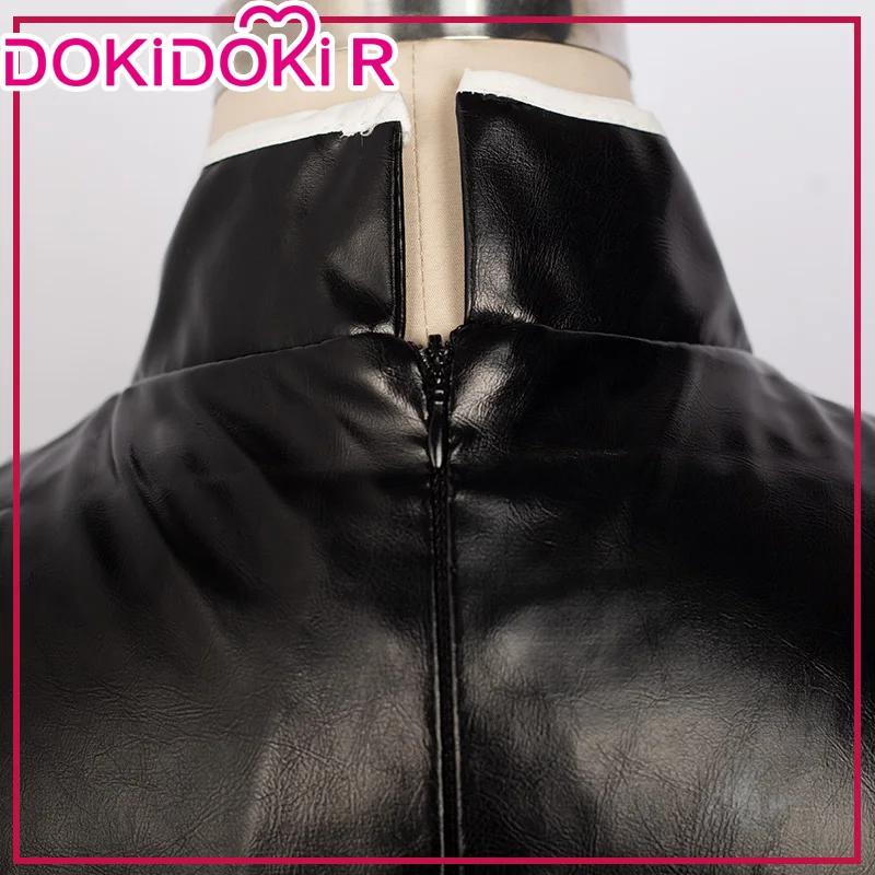 Костюм для косплея аниме DokiDoki-R кожаная куртка Katsuragi женский костюм черная |