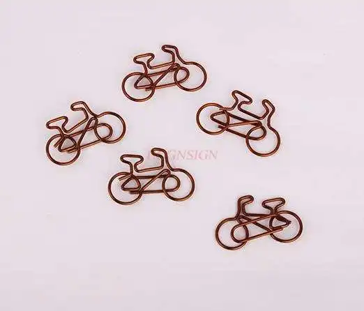 

Brown Bicycle Paper Clip Paper Clip Bookmark Cute Shaped Paper Clip Paper Clip