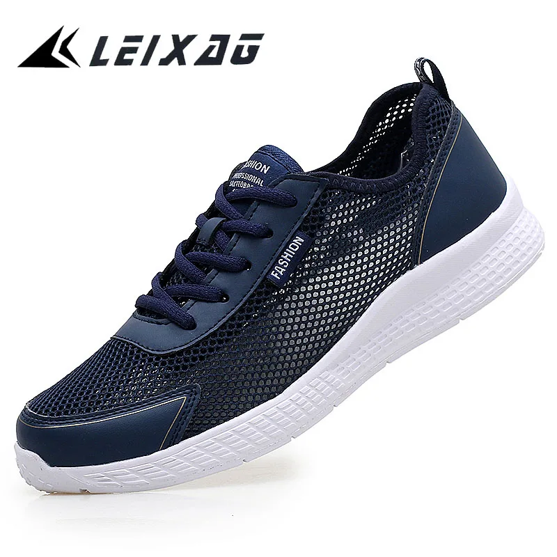 Мужские легкие кроссовки LEIXAG уличная спортивная обувь с дышащей сеткой