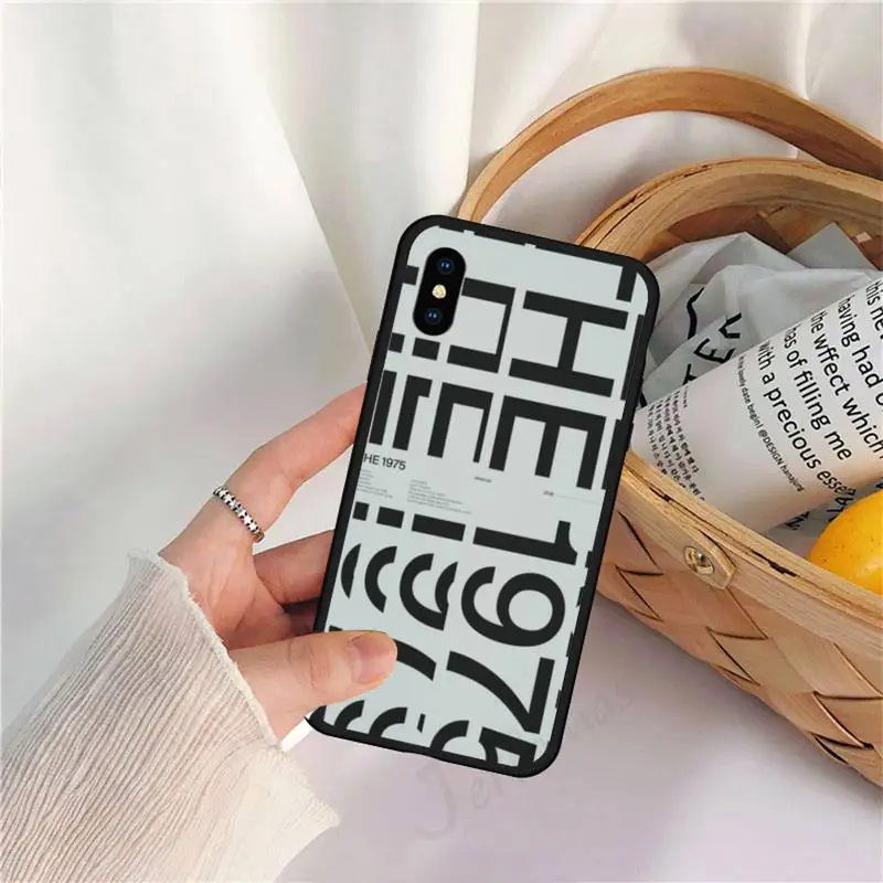 

The 1975 Songs boys group Phone Case for iPhone 11 12 pro XS MAX 8 7 6 6S Plus X 5S SE 2020 XR luxury deisgn coque