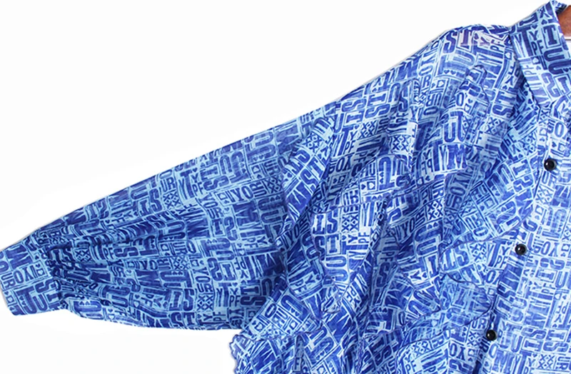 

[EAM] Women Asymmetrical Letter Print Big Size Blouse New Lapel Long Sleeve Loose Fit Shirt Fashion Spring Autumn 2021 1DD4909