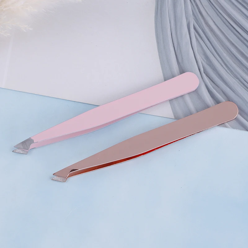 1 шт. Профессиональный пинцет для бровей из нержавеющей стали|Пинцеты бровей| |