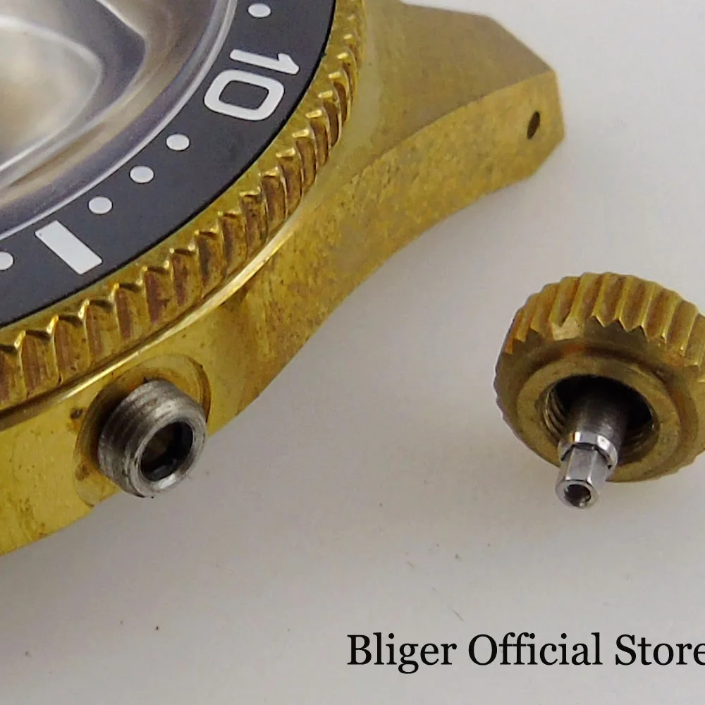 Тандорио 62MAS настоящая твердая бронзовая сталь 41 мм Корпус для часов с