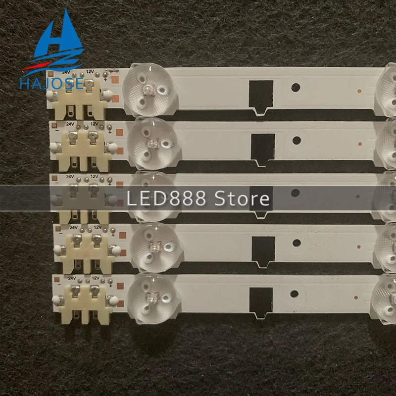 5 шт./компл. 9 Светодиодов 650 мм светодиодные полосы для Samsung 32 &quotТВ UA32F4088AR A32F4088AJ