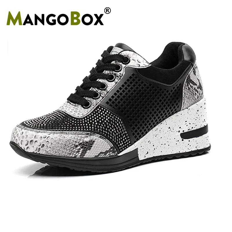 

New Brand Women Walking Jogging Shoes 6 CM Height Increasing Sport Running Sneakers for Ladies Girls Women Trainers 2020