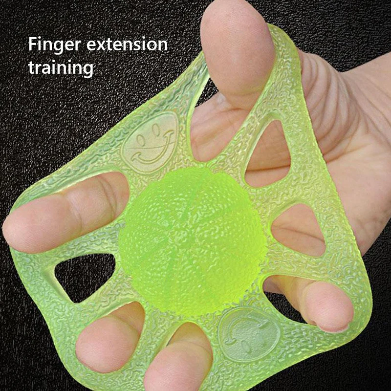 

Grip Ball 8-Hole Jelly Finger Strength Training Equipment Hand Expansion Force Exercise Rehabilitation Training Ball