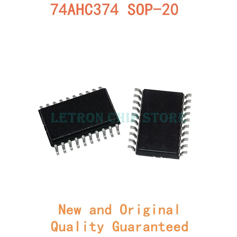 

10PCS 74AHC374 SOP-20 SN74AHC374DWR AHC374 74AHC374D SOP20 7.2MM SOIC-20 SOIC20 SMD new and original IC Chipset