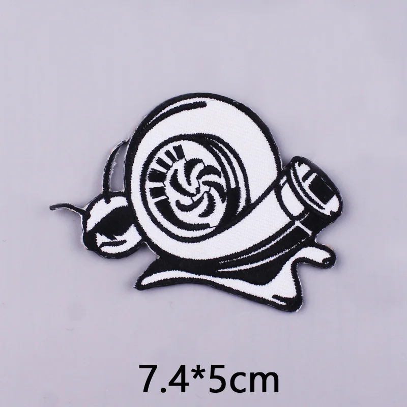 Наклейки для глажки нашивка в стиле панк наклейки одежды Череп Рок вышитые