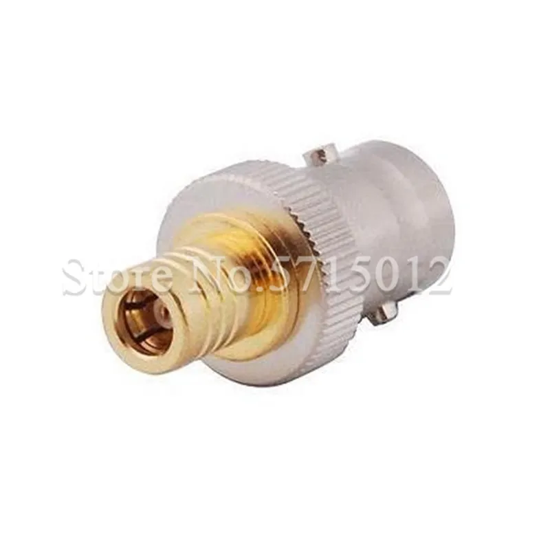 

2pcs BNC-K/SMB-K RF Connector Converter BNC Famale Head Turn to SMB Famale Head Plug Socket Adaptor 50 Ohm Pure Copper