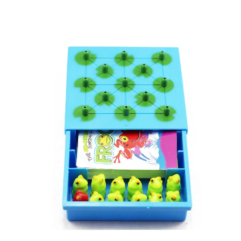 Пасьянс лягушка логическая игра головоломка Jeu Educatif Enfant детские игрушки для