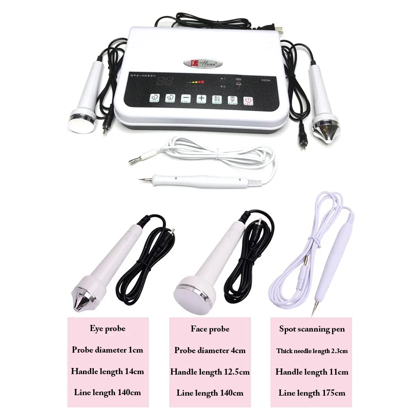 Многофункциональное бытовое ультразвуковое оборудование для красоты 3 в 1 ручная