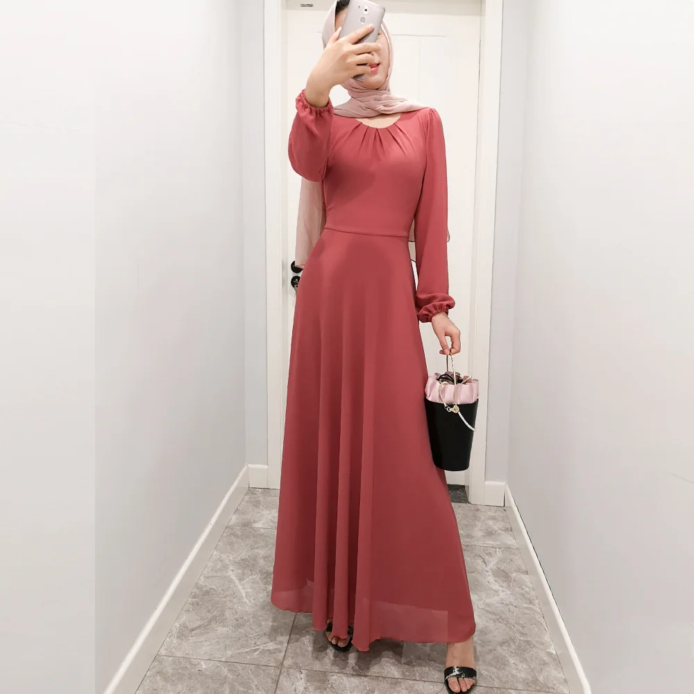 

2022 Spring And Summer New Ladies Dresses Ramadan Muslimah Robe Wholesale