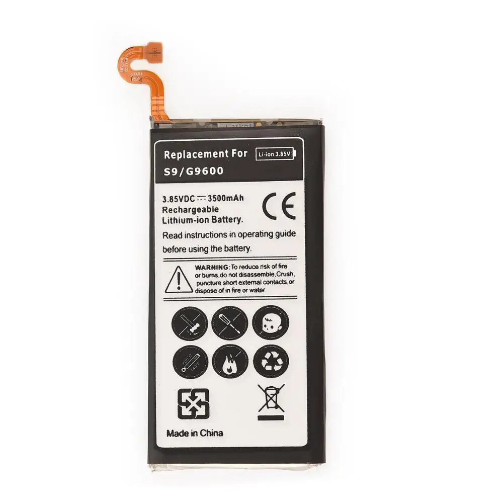 Запасная батарея для Samsung S9 3500 мАч Galaxy G9600 SM G960F G960|Аккумуляторы мобильных