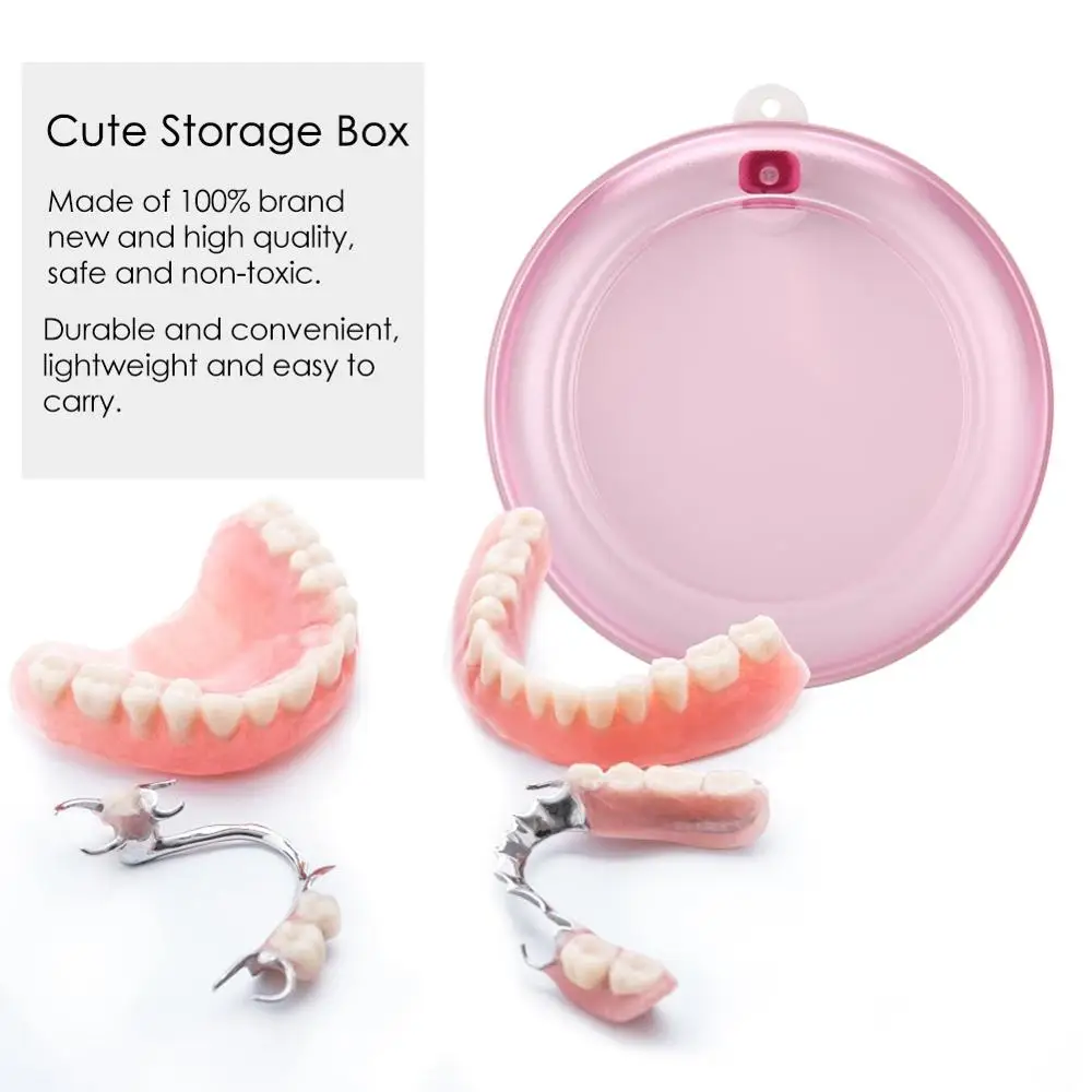 Коробка для хранения искусственных зубов коробка отбеливания ухода за полостью