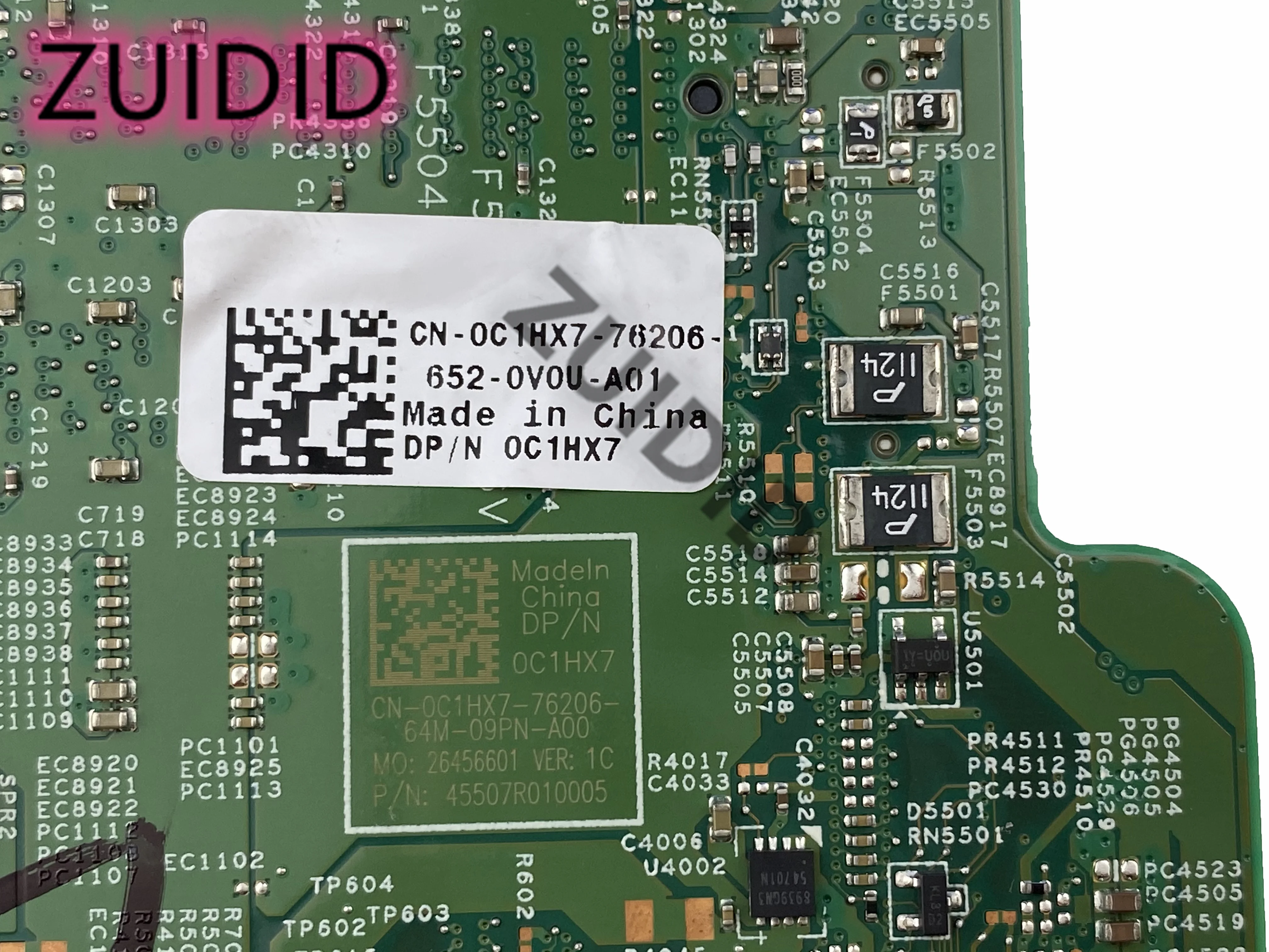 Материнская плата C1HX7 0C1HX7 для ноутбука DELL Inspiron 5568 5368 7579 7368 P69G материнская 3379-1 с Core