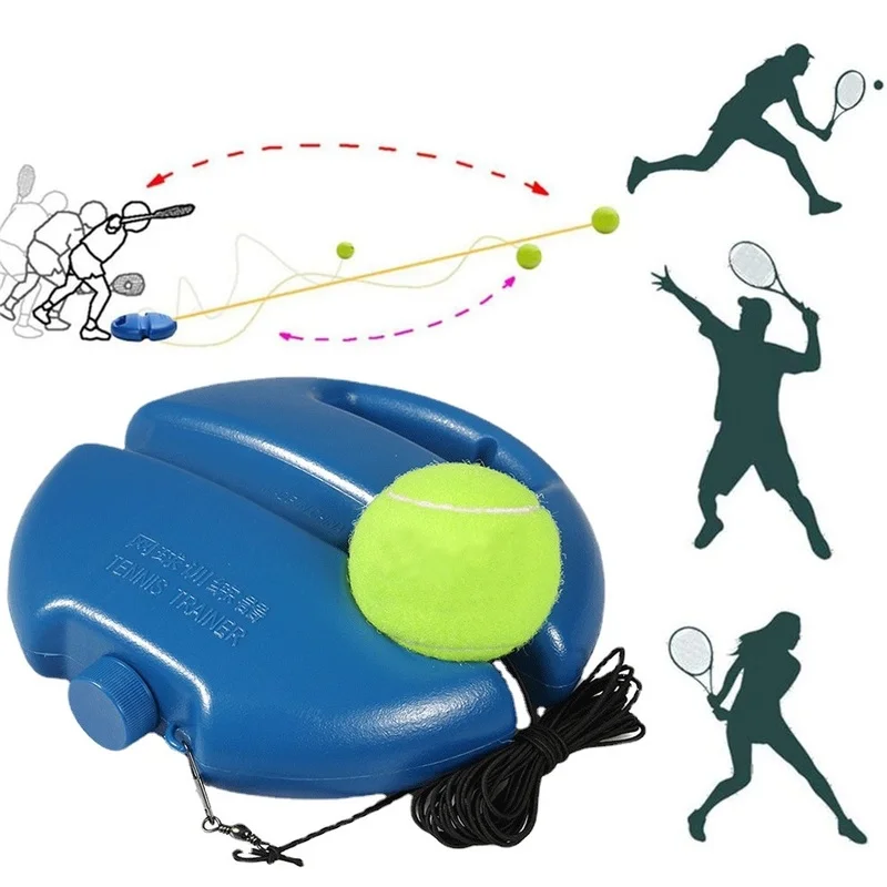 

Tennis Training Device with Ball Single Training Device Practice Self-Duty Tennis Self-learning Rebound Device Sparsring Device