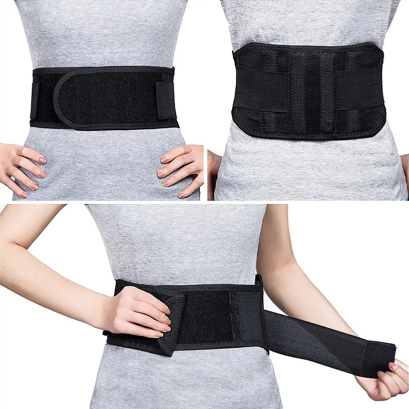 1 шт. магнитный пояс для поддержки талии с 4 металлическими пластинами|Брекеты и