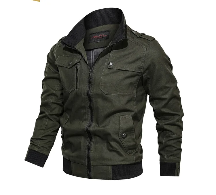 Мужские куртки в стиле милитари, армейское зеленое пальто, джинсовая куртка, Мужская куртка-пилот, мотоциклетная куртка,, осенне-Весенняя Мужская брендовая куртка veste homme