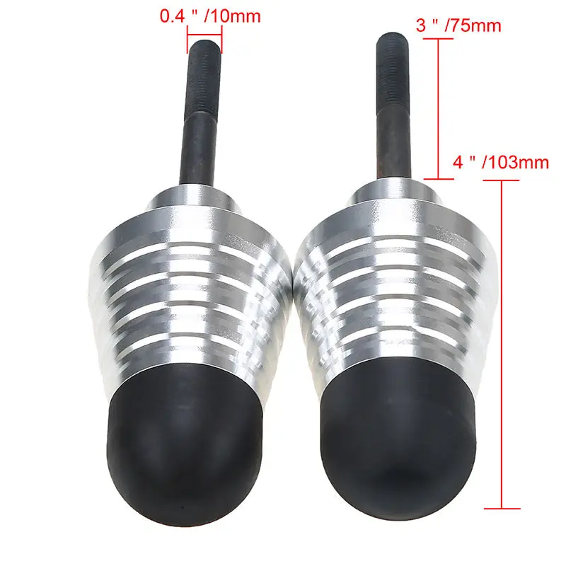 1 пара алюминиевый слайдер рамы мотоцикла с ЧПУ защита от удара двигателя caida для