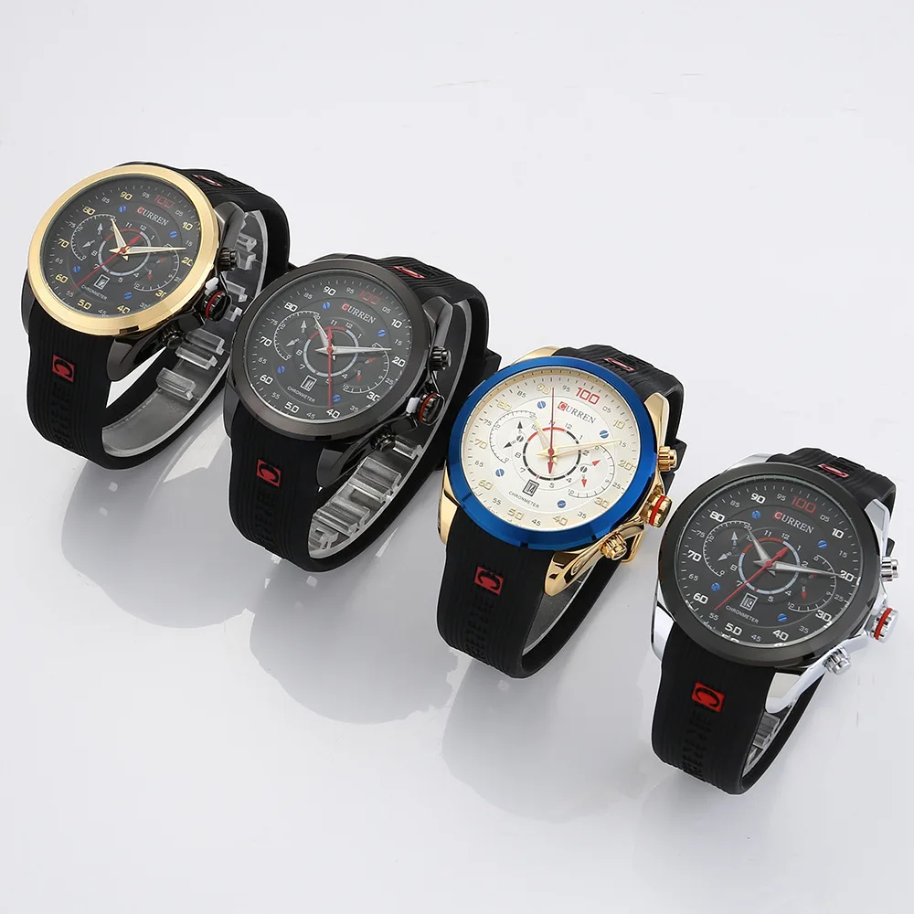 

2021 Student Sports Watch New Concept Tape Men's Watch Calendar Men's Watch Waterproof Quartz Watch Fashion Classic Watch