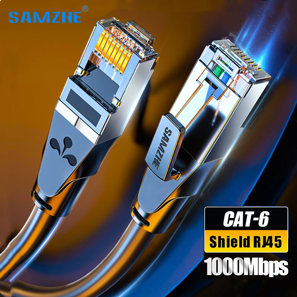 Кабель Ethernet CAT 6а высокоскоростной сетевой кабель RJ45 10 Гбит/с патчкорд для