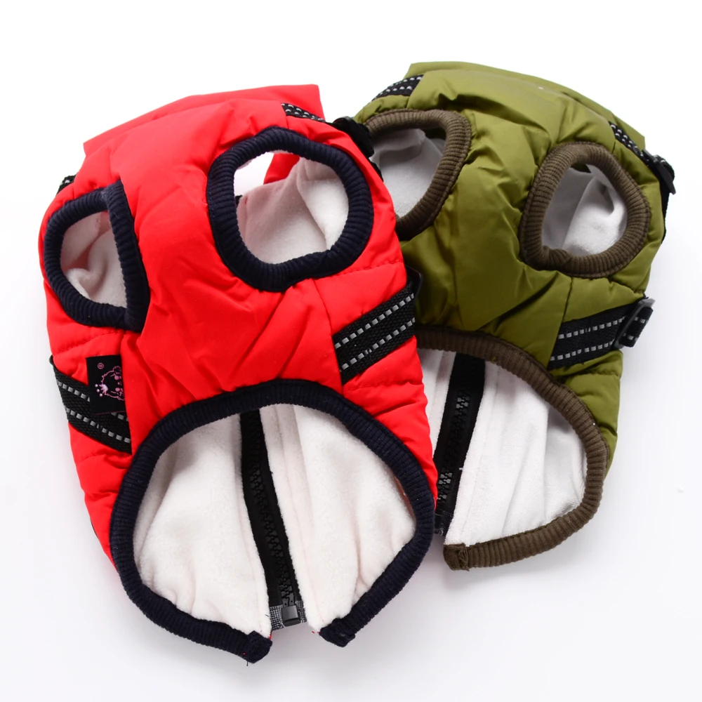 Теплая куртка для собак Модная хлопковая маленьких средних и больших зимняя
