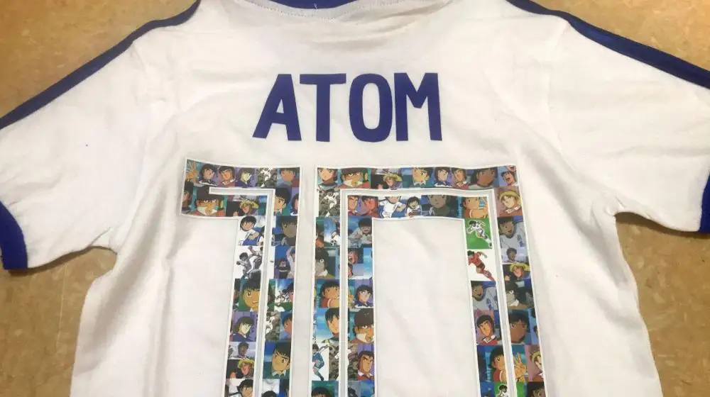 

High Quality Nice Loverly Gift Kid Youth Shirts, Camiseta Oliver Atom Japan , Captain Tsubasa Jerseys,football cotton clothes