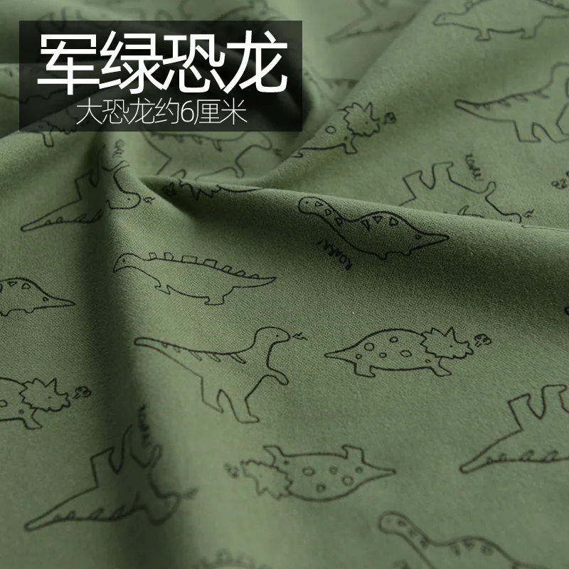 Детская фланелевая ткань из чистого хлопка и бархата с мультяшным цветочным