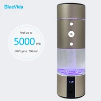 bluevida super quality up to 5000ppb hydrogen water generator nanotech dupont spe pem 3 in 1 use with inhaler kit led display
