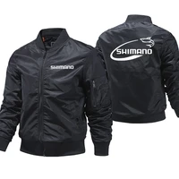 fashion shimano fishing jackets bomber jacket men baseball uniform pilot air force waterproof winter coat s 5xl streetwear
