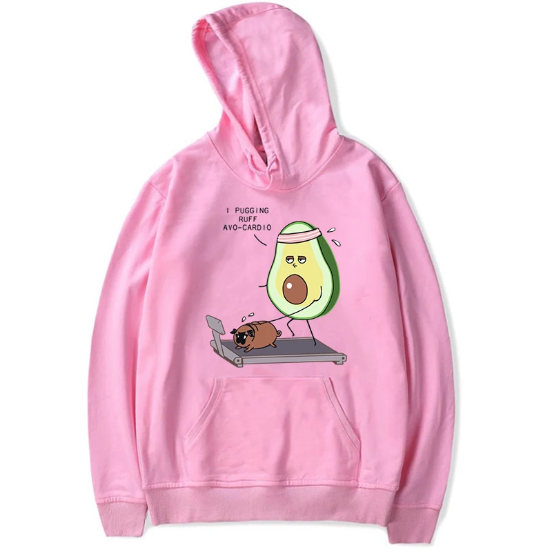 

Kawaii Avocado Hoodies Unisex Loose Sweatshirt Cute Streetwear Men/women Fashion Long Sleeve Hip Hop Hoodie Pullover Tops