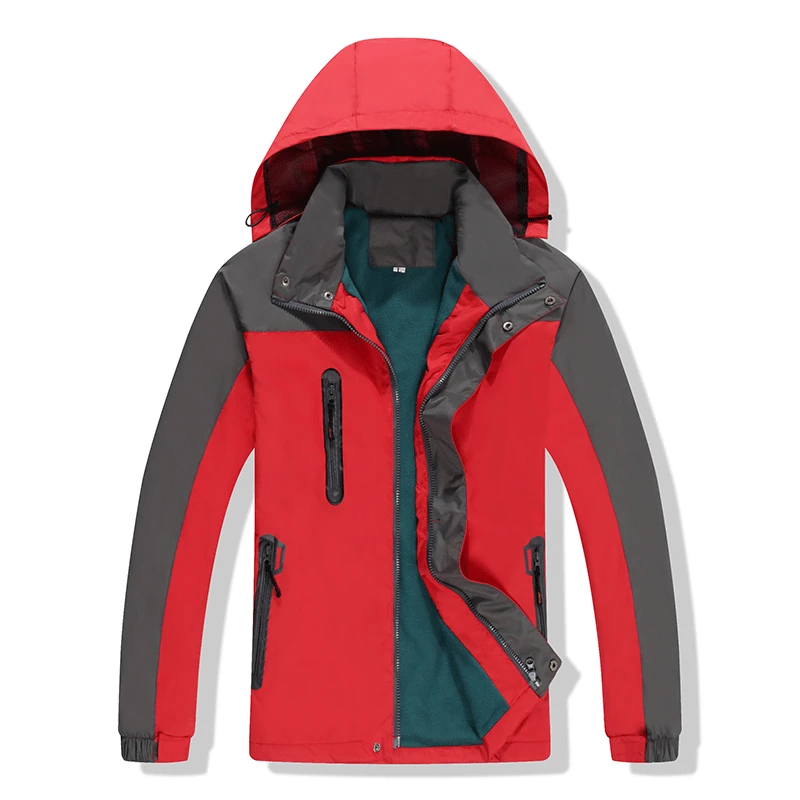 Теплая Флисовая Водонепроницаемая ветровка Защита от Солнца мужская верхняя