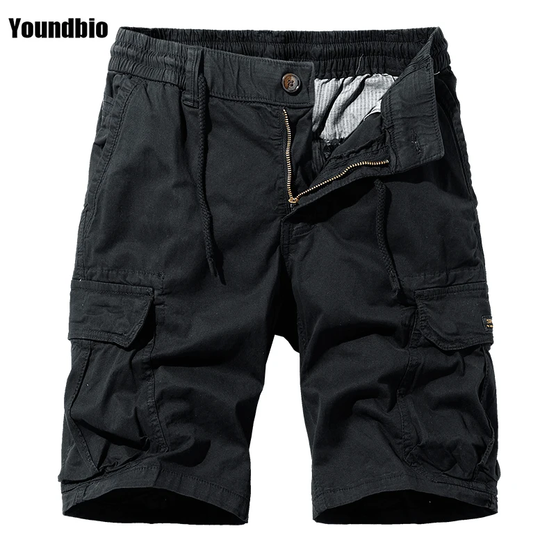 

New Men Shorts Classic Multi-pocket Pure Cotton Tactical Cargo Shorts Casual Fashion Jogging Sports Loose Shorts Men