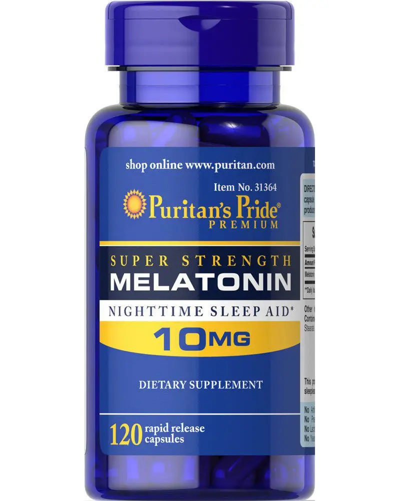 

Super Strength Melatonin 10mg*120 pcs Help improve sleep nighttime sleep aid free shipping