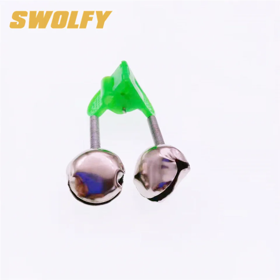 Рыболовная удочка SWOLFY 10 шт./лот колокольчики рыболовные аксессуары удилище зажим