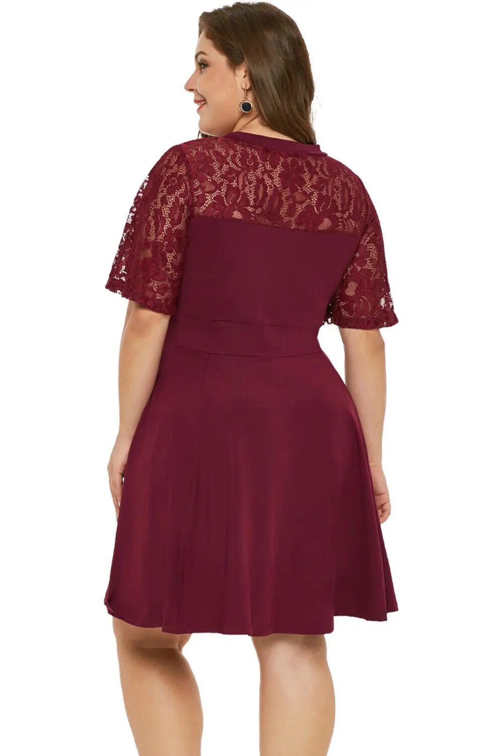 

2021 Women's new summer Female clothing plus size casual sexy short sleeve dress V-neck dress party dress Short dresses