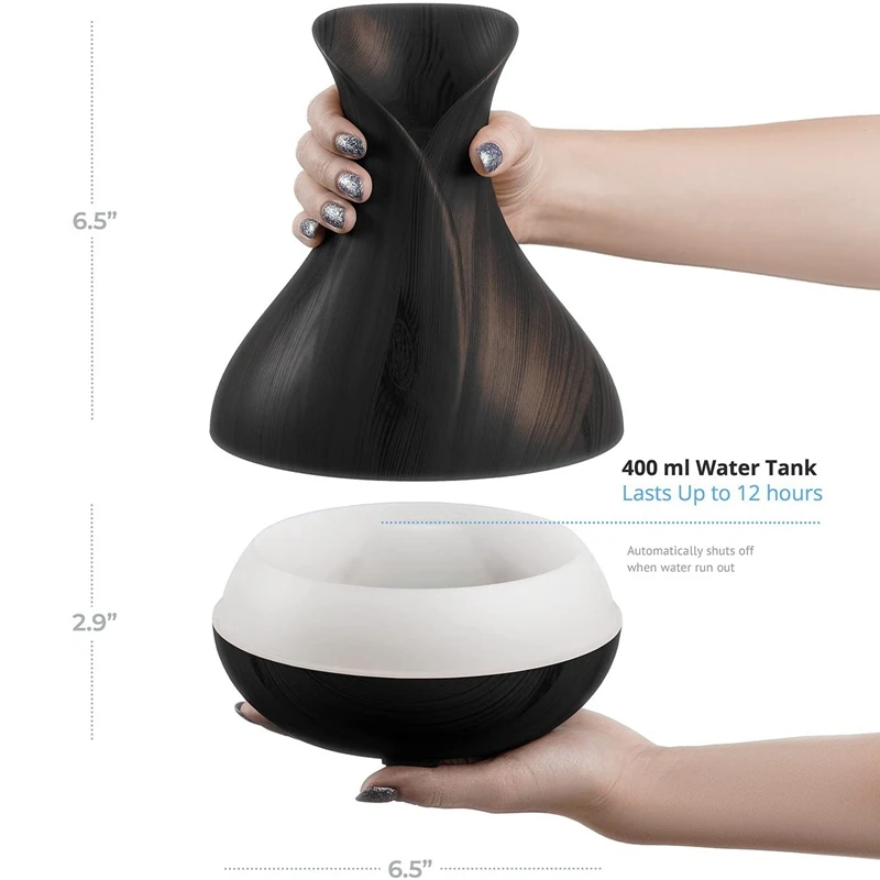 

Smart WiFi Wireless Essential Oil Aromatherapy 400Ml Ultrasonic Diffuser & Humidifier with Alexa & Google Home