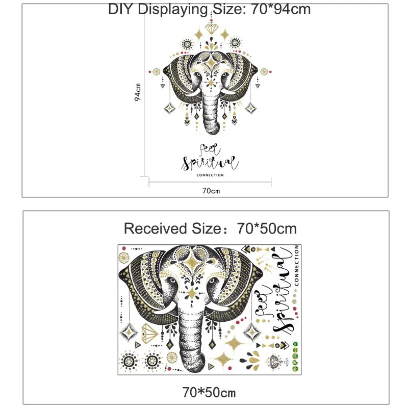 Скандинавский стиль ювелирные изделия религиозный слон мультфильм Животные