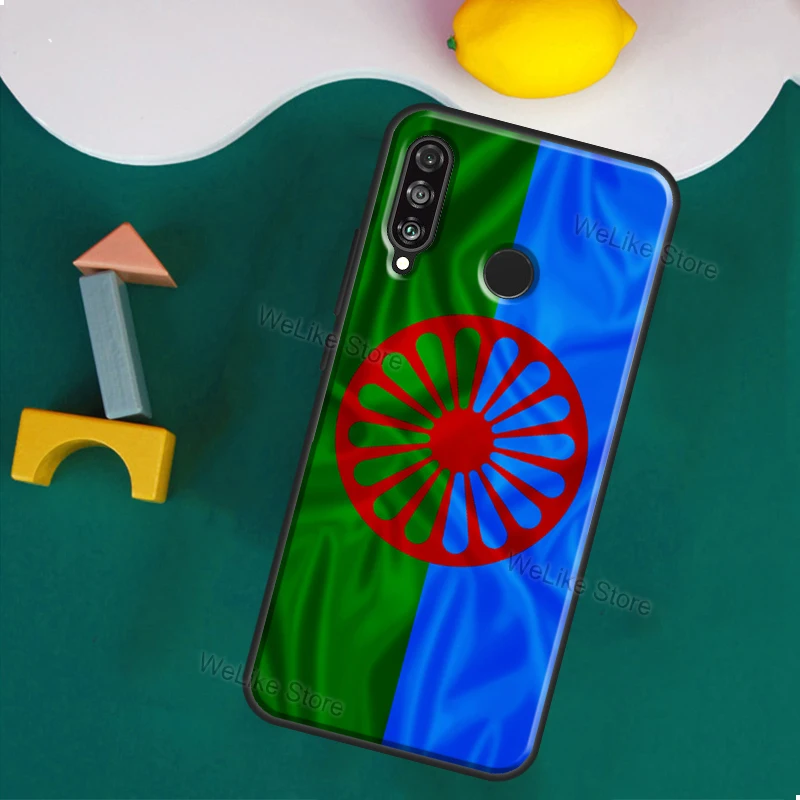 Цыганский флаг рома для Huawei P20 Lite P30 P40 Pro P Smart 2019 2021 Nova 5T чехол Honor 50 10i 20 8A 8X 9X |