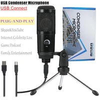usb condenser microphone vocals recording studio microphone for skypeyoutube video game podcast webcast karaoke for pc laptop