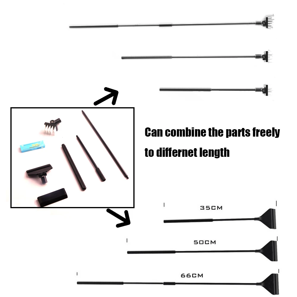 Новый скребок Fzone из алюминиевого магниевого сплава чистящая щетка с 10 лезвиями