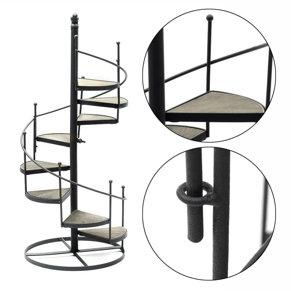 Железная подставка для растений VOGVIGO 8 уровней в форме лестницы | Дом и сад