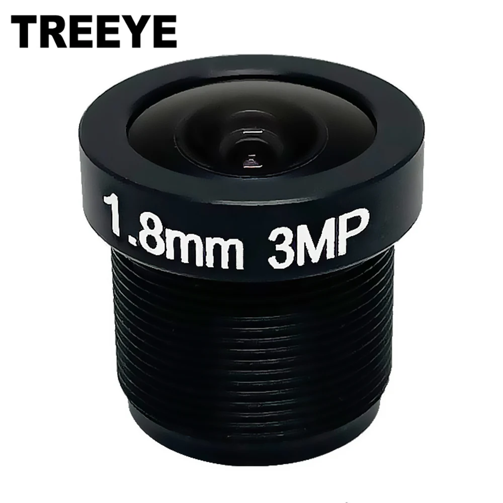 Объектив видеонаблюдения рыбий глаз 1 8 мм 3 Мп F2.0 2 6 мм|Запчасти для CCTV| |
