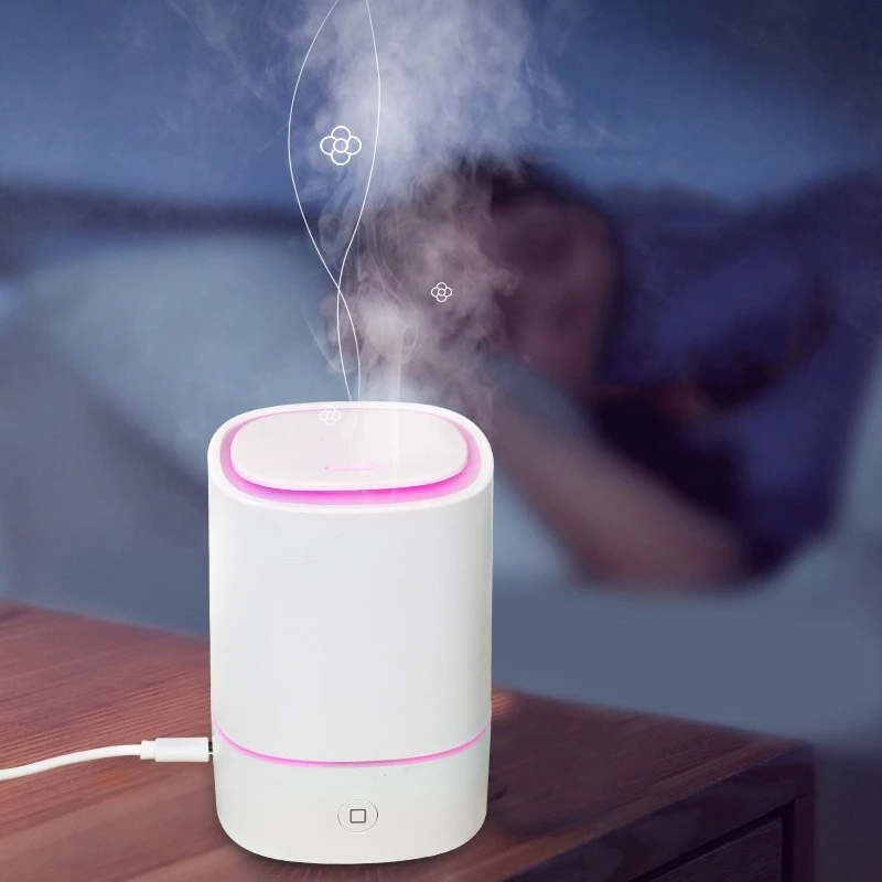 Air Humidifier 200ML Ultrasonic Mini Aroma Essential Oil Diffuser Mist Maker for Bedroom Home Car USB LED Night Lamp | Бытовая техника