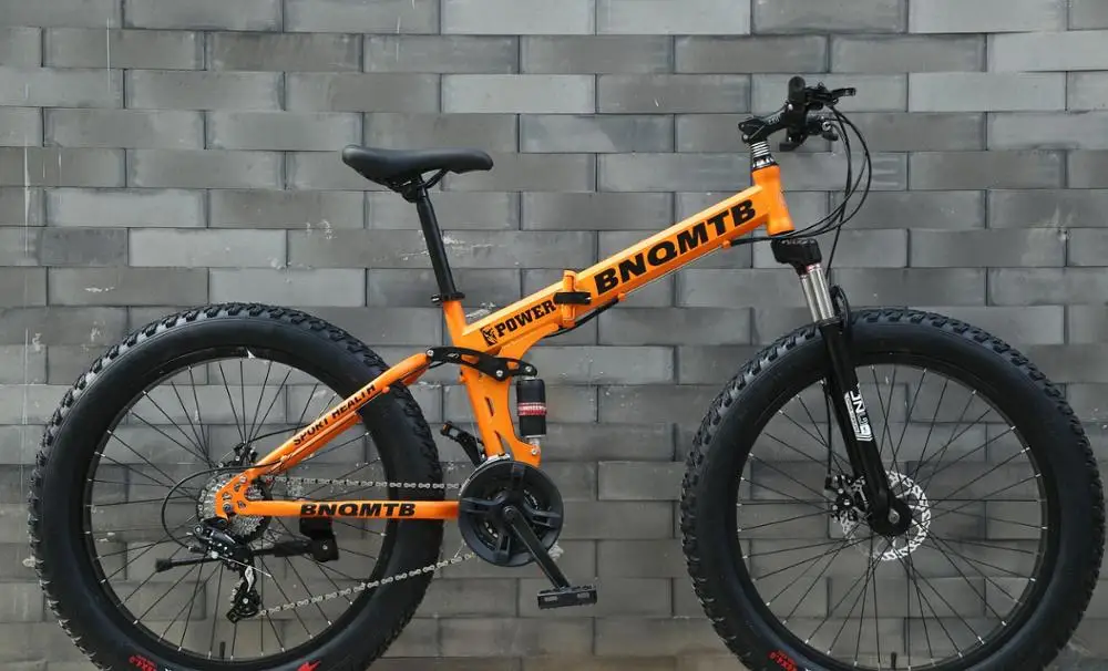 Складной горный велосипед колеса 4 дюйма со стальной рамой 26 дюймов 7 21 24 27