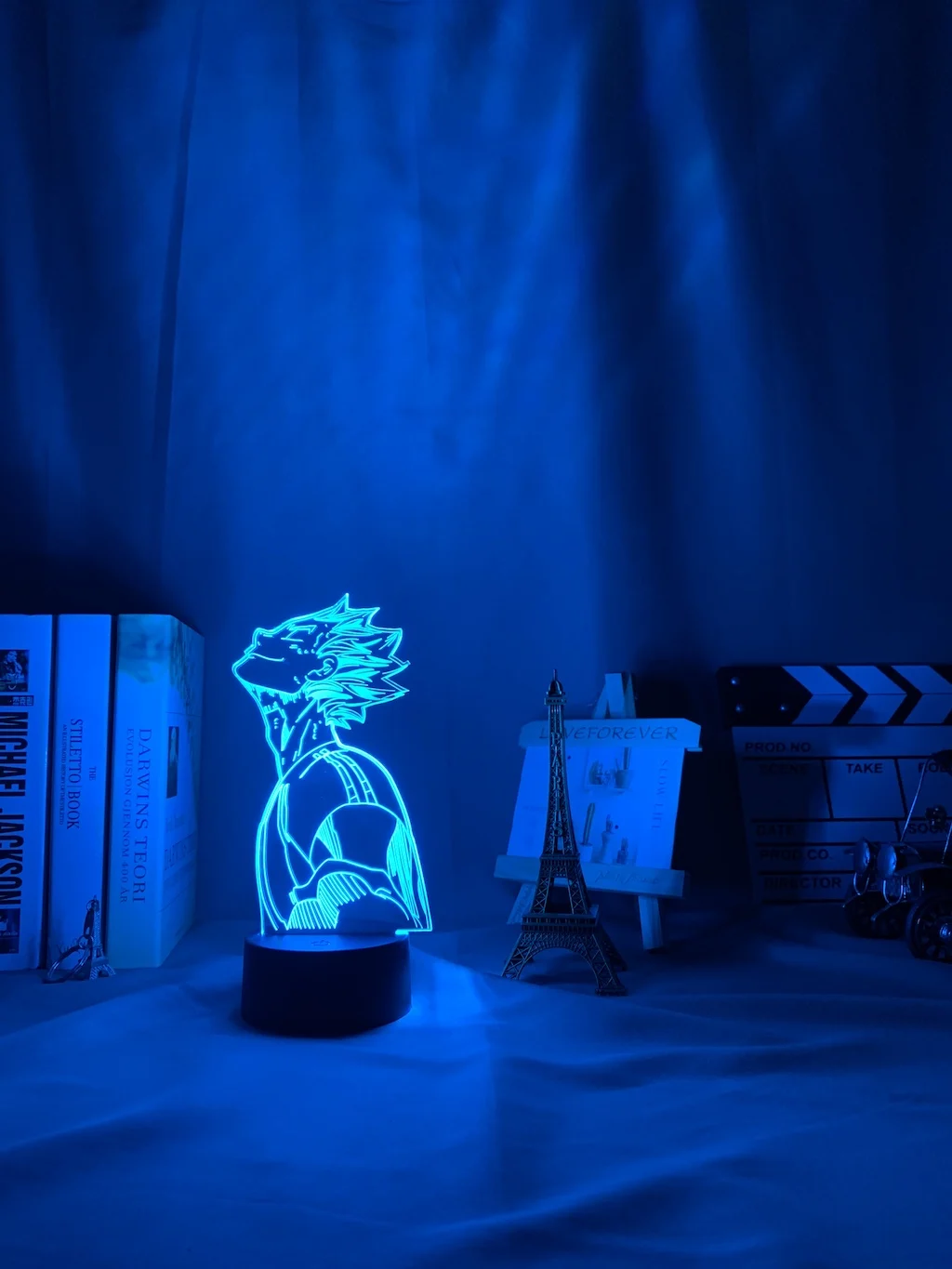 

3D remote control desk lamp Anime Haikyuu Bokuto Light for Bedroom Decor Lamp LED Night Light Dropshipping
