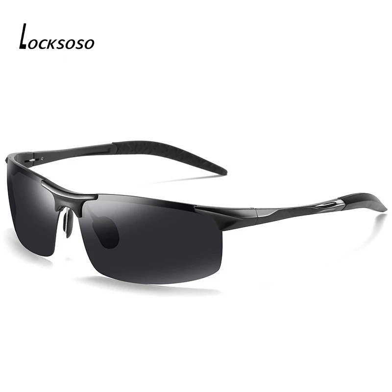 Солнцезащитные очки LOCKSOSO Мужские поляризационные Uv400 винтажные брендовые