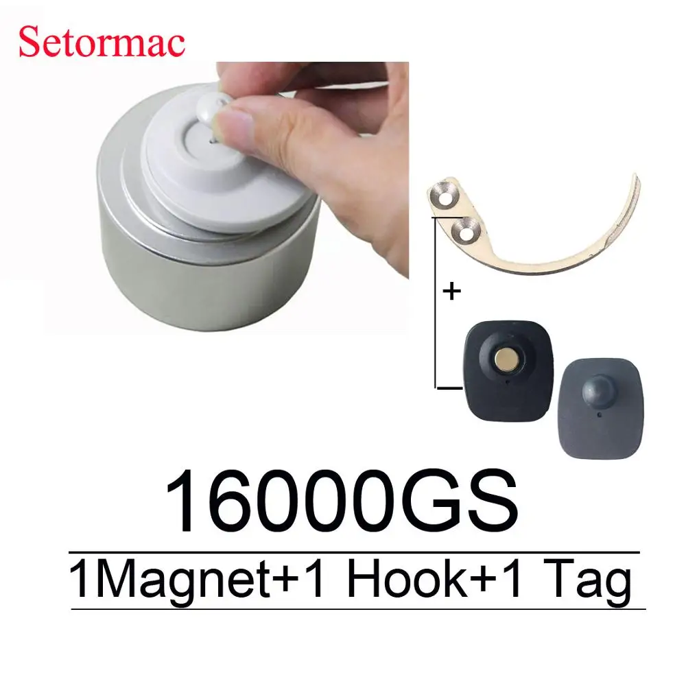 16000GS Универсальный магнитный деташер для хранения в магазине магнит 1 шт. крюк