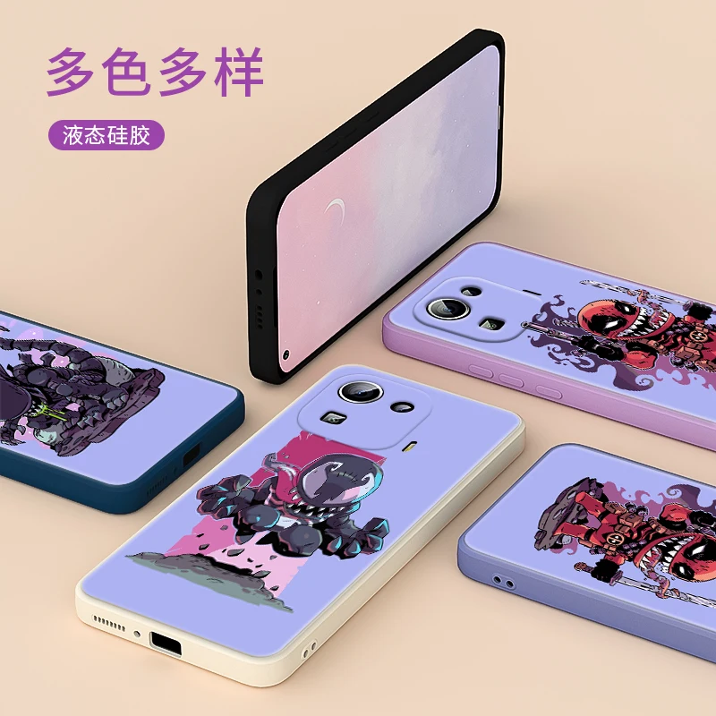 

Cartoon hero Avenger Marvel For Xiaomi 11 Ultra 11T 10T 10 9SE 8SE CC9 A3 Pro Youth 5G Liquid Silicone Soft Cover Phone Case